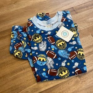 Esme boys football PJs.